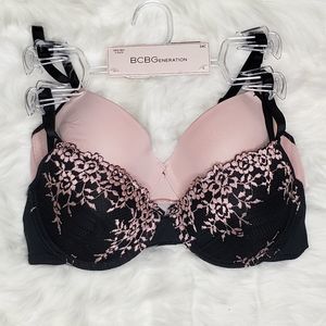 BCBGeneration Demi Bra 34C 2-Pack New